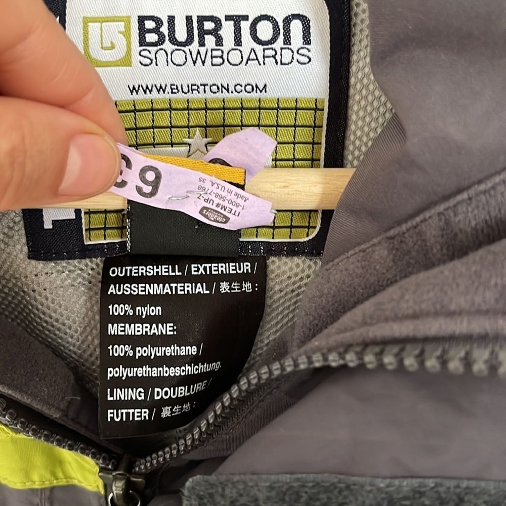 Burton Radar Shell Jacket Snowboarding Coat Y2K Vintage Women's - Picture 3 of 11